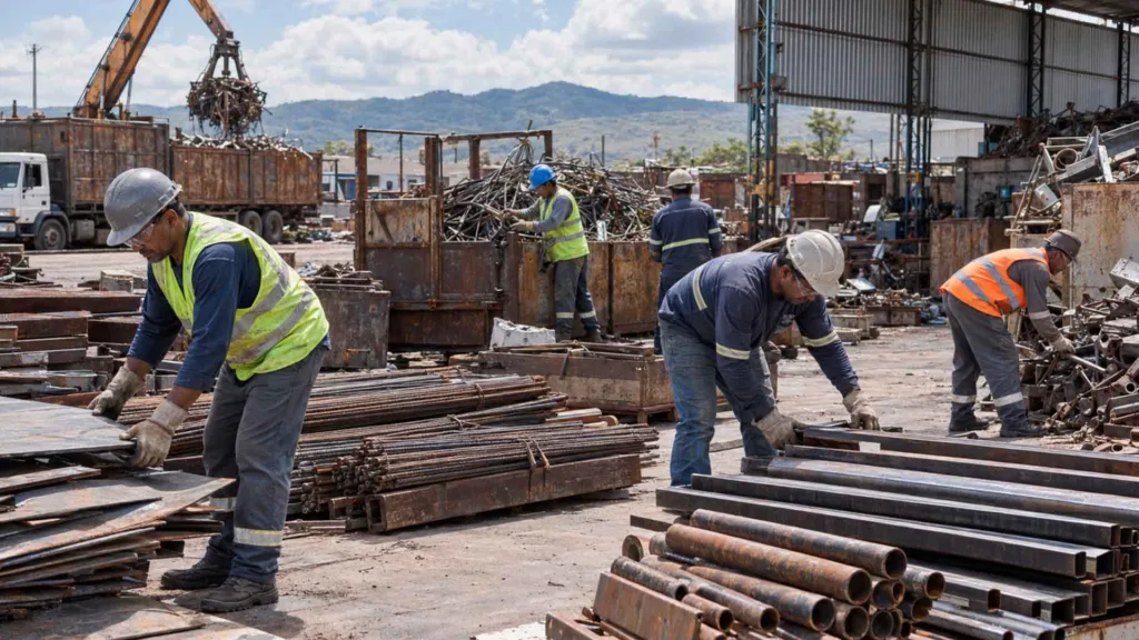 Como organizar sucata de ferro antes da avaliação